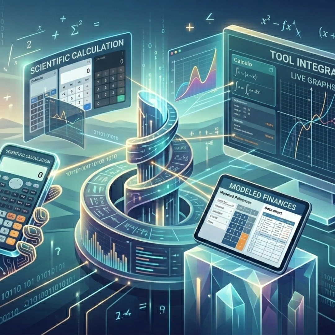 Online calculator tools interface on desktop and mobile