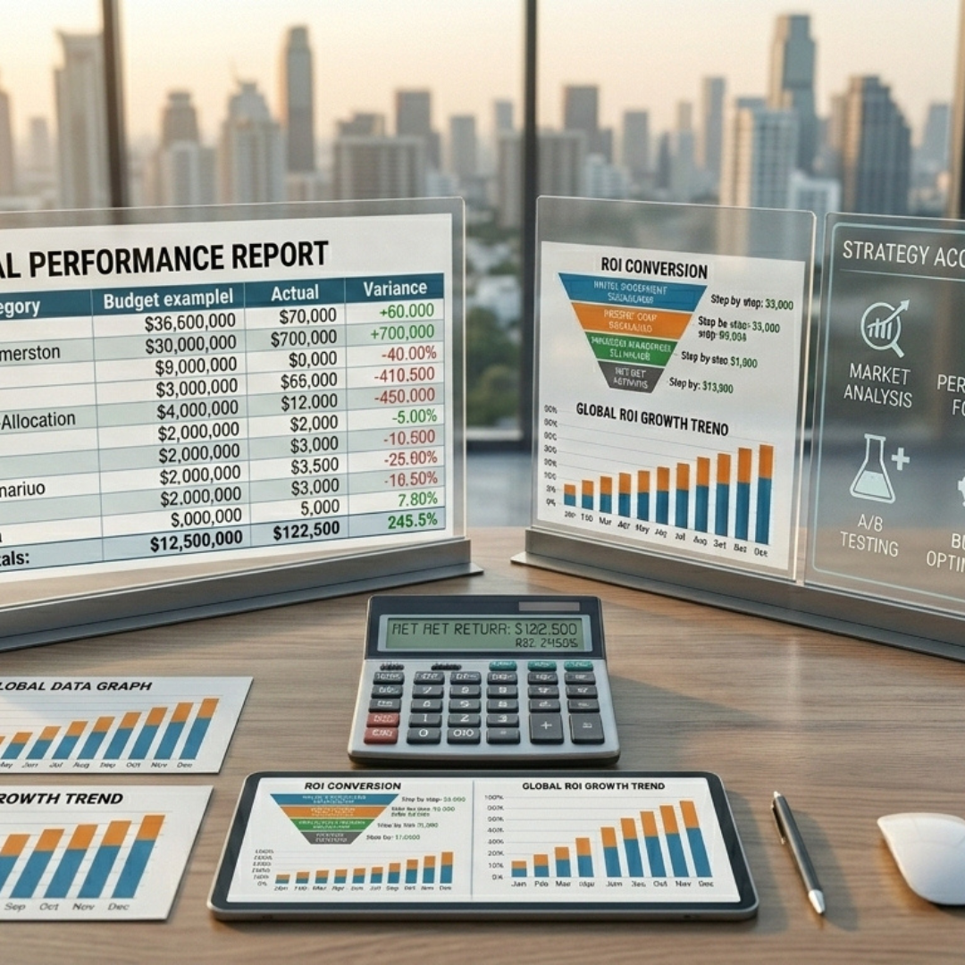 ROI strategy and financial return calculation